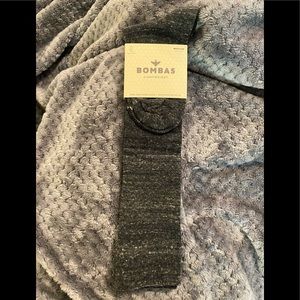 New charcoal grey knee high lightweight socks Sz M